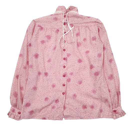 Womens Pink Unbranded Blouse Long Sleeve Shirt