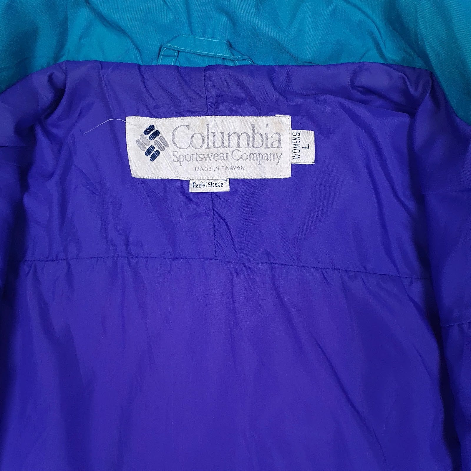 Womens Pink Columbia Sportswear Company Vintage 90s Radial Sleeve Gizzmo Full Zip Coat