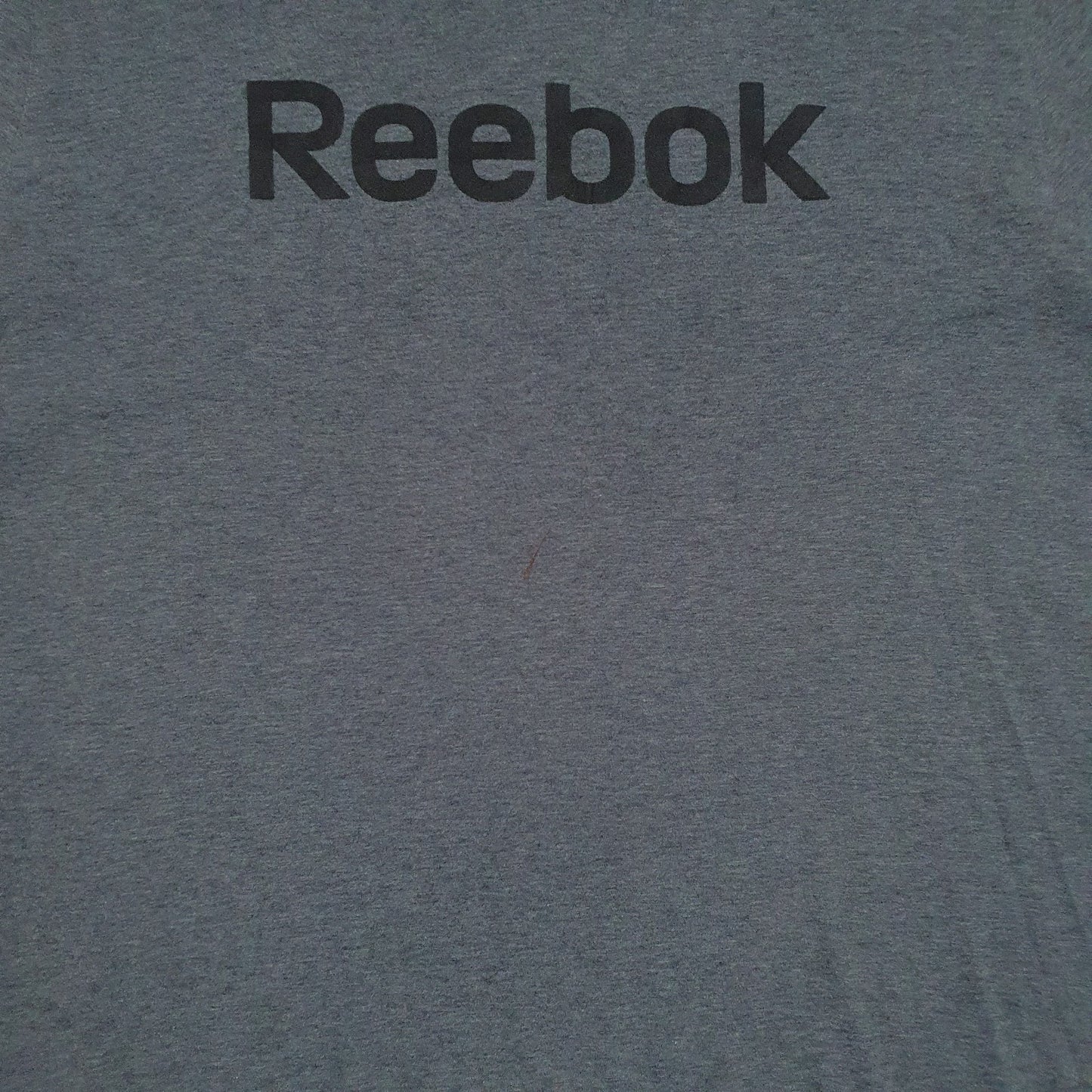 Mens Grey Reebok Spellout  T Shirt
