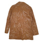 Womens Brown Luisa Spagnoli Snakeskin Lizard Skin Blazer Chore  Coat