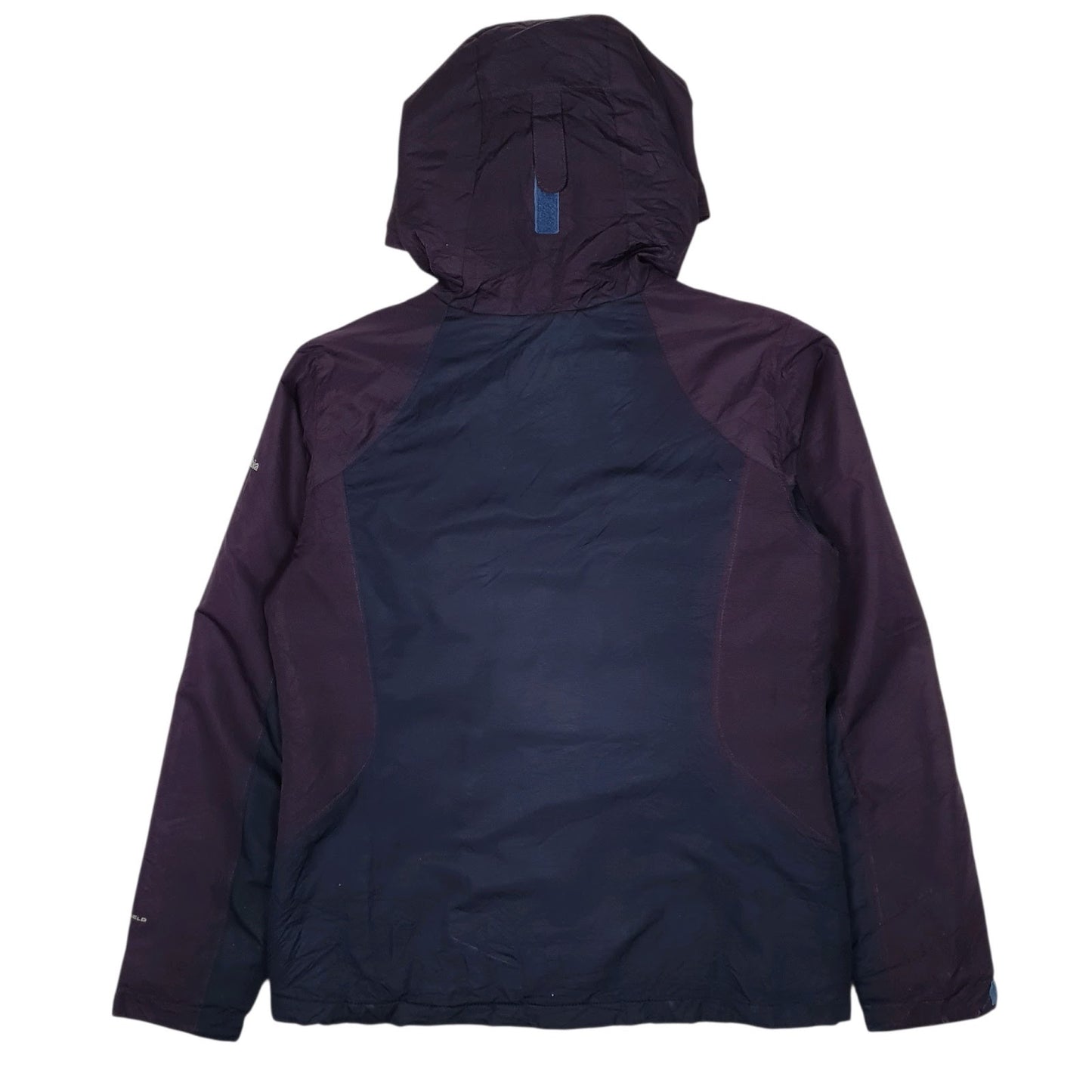 Womens Navy Columbia Sportswear Company Omni Shield Padded Crewneck Coat