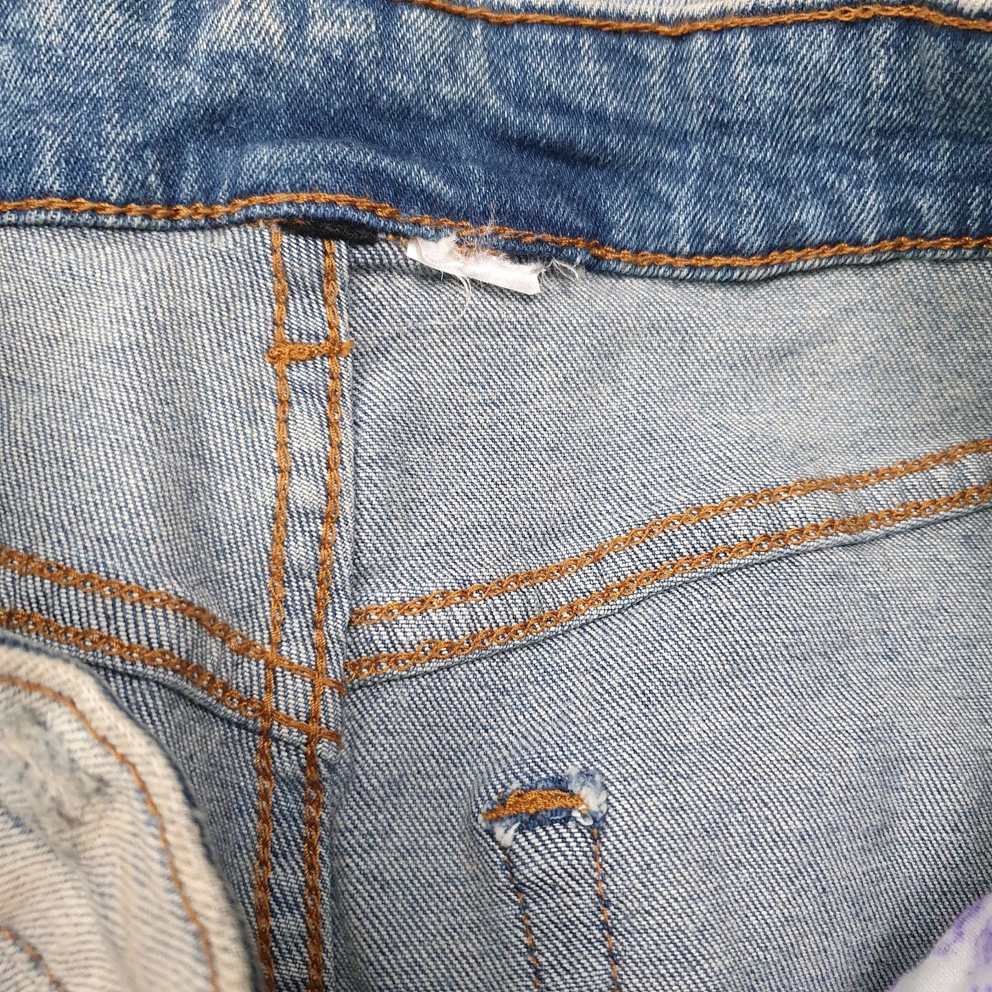 Womens Blue H&M Distressed  Jeans