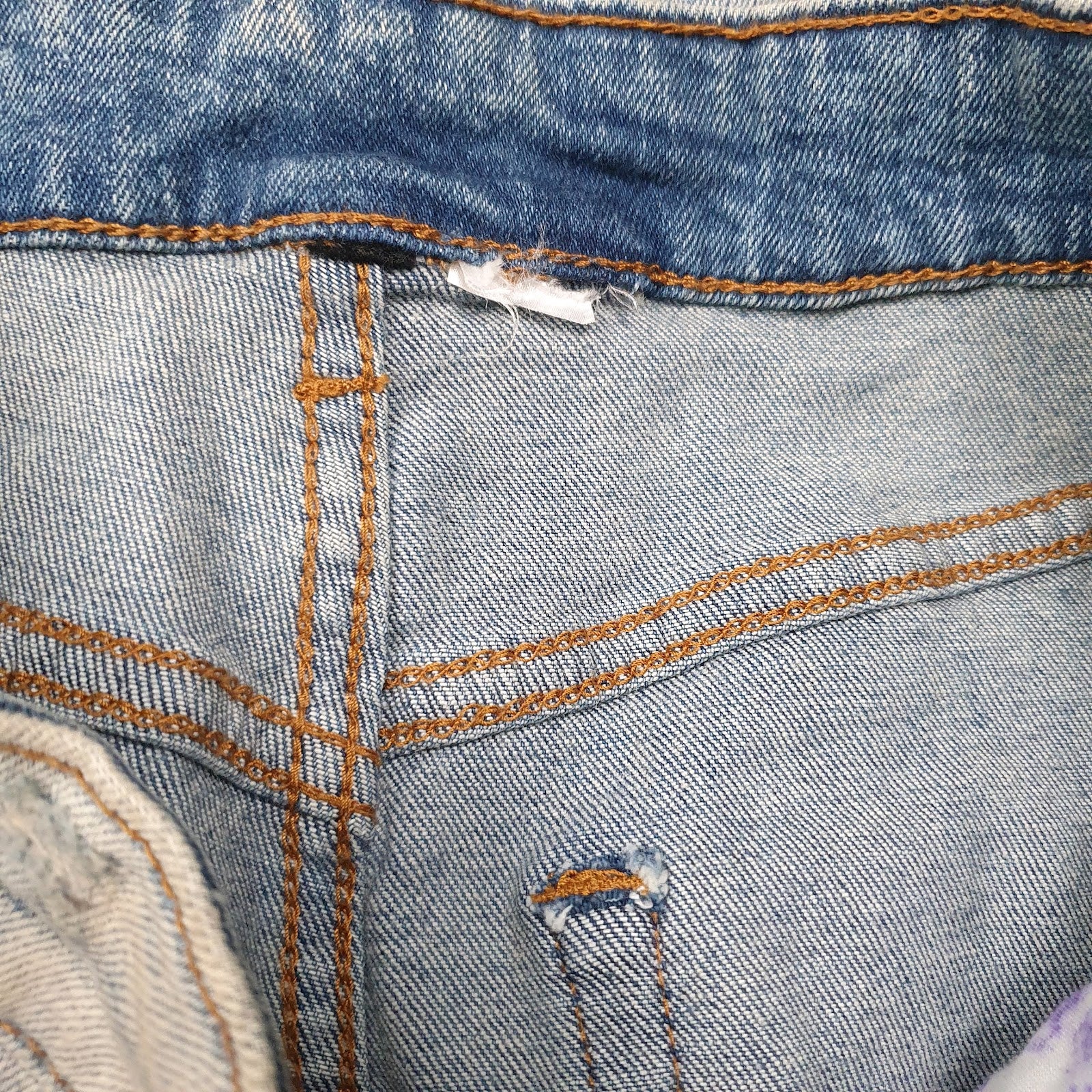 Womens Blue H&M Distressed  Jeans