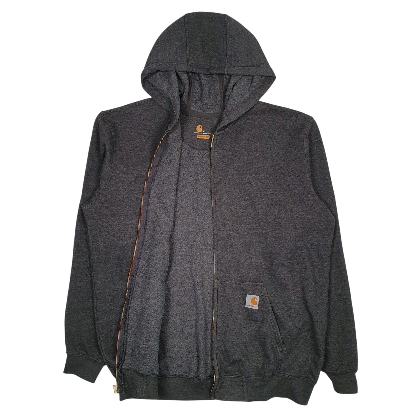 Mens Grey Carhartt  Full Zip Jumper