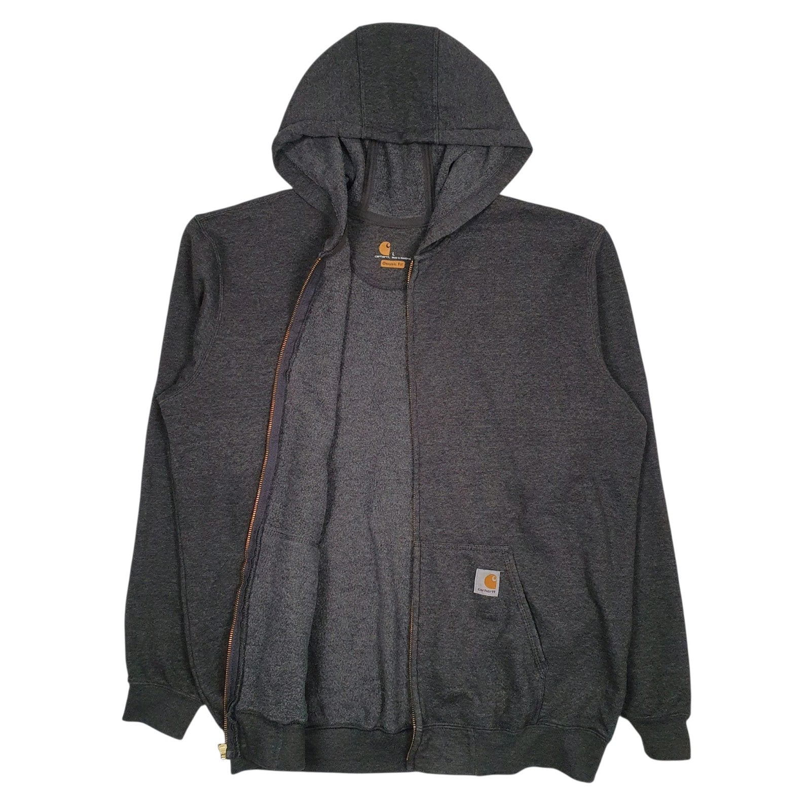 Mens Grey Carhartt  Full Zip Jumper