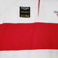 Mens Red Kariban Rugby  Polo Shirt