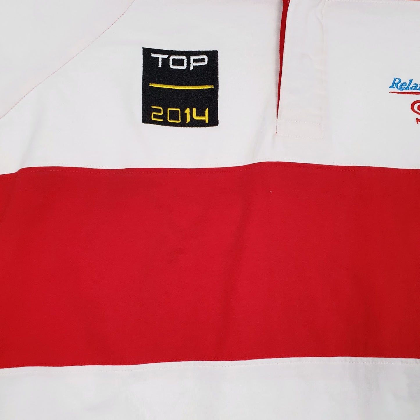 Mens Red Kariban Rugby  Polo Shirt