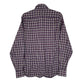 Mens Navy Sea Barrier Plaid Flannel  Shirt