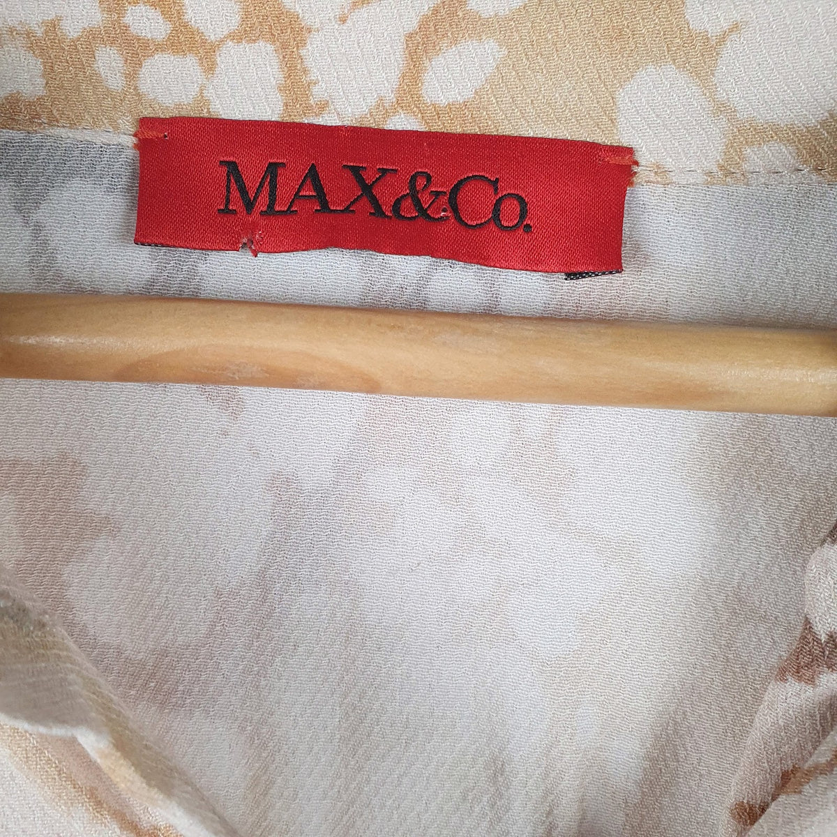 Womens Orange Max & Co   Dress