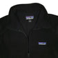 Womens Black Patagonia Micro D Quarter Zip Jumper