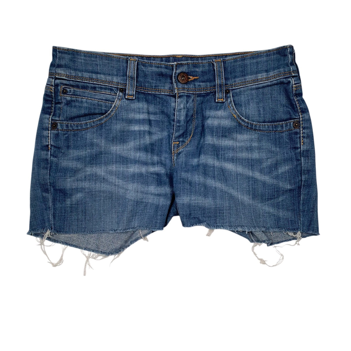 Womens Blue Levis  Denim Shorts