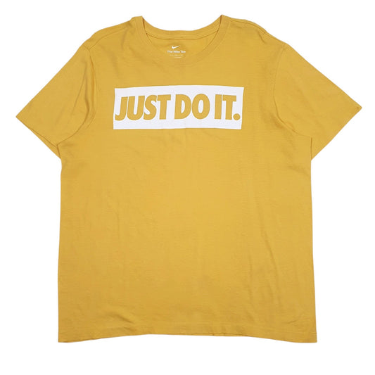 Mens Yellow Nike  Short Sleeve T Shirt