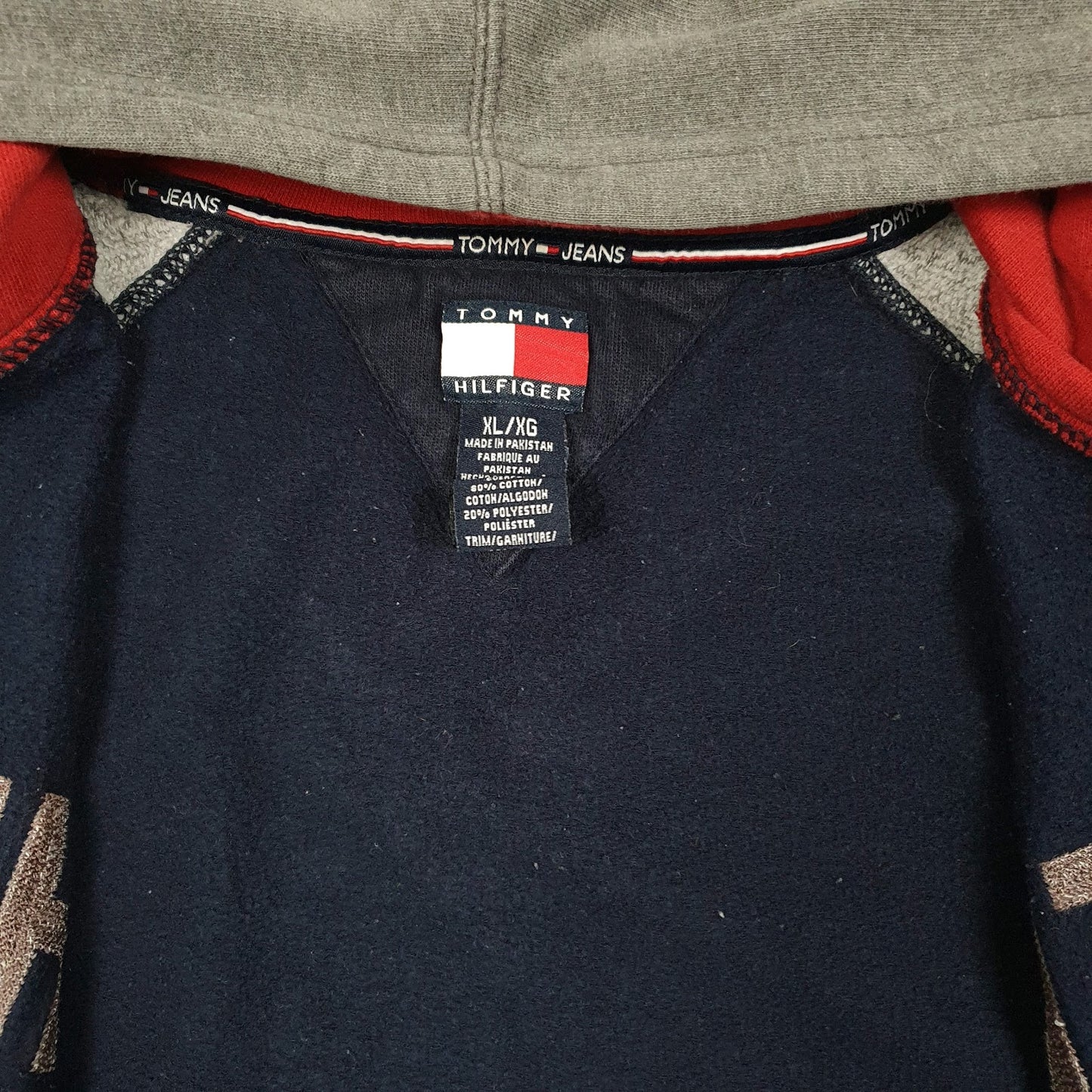 Womens Navy Tommy Hilfiger Hoodie Full Zip Jumper