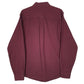 Mens Burgundy Eddie Bauer Chamois  Shirt