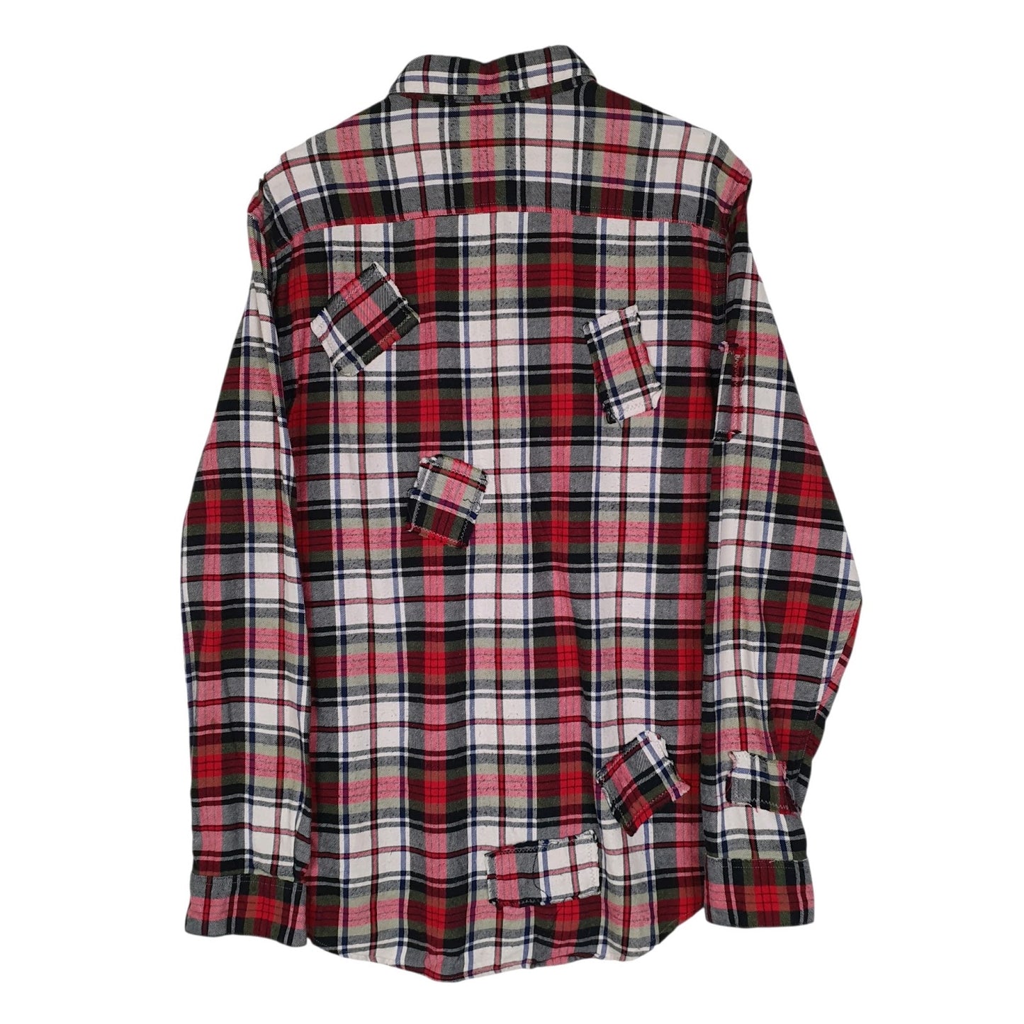 Mens Red Cheap Monday Plaid Flannel  Shirt