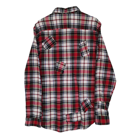 Mens Red Cheap Monday Plaid Flannel  Shirt
