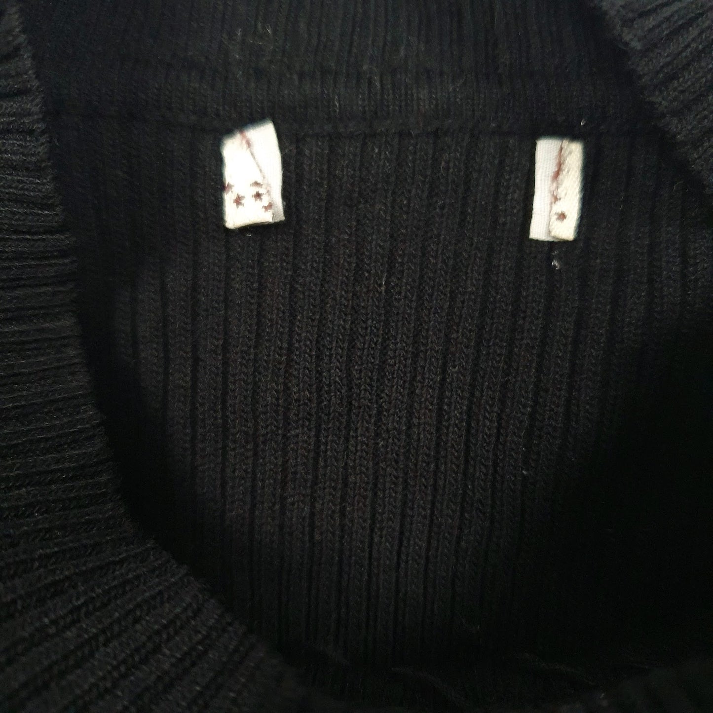 Womens Black Unbranded Stretch Crewneck Jumper
