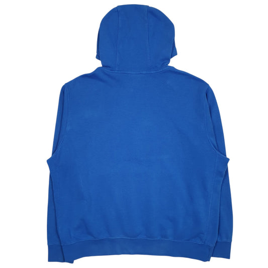 Mens Blue Nike Spellout Hoodie Jumper