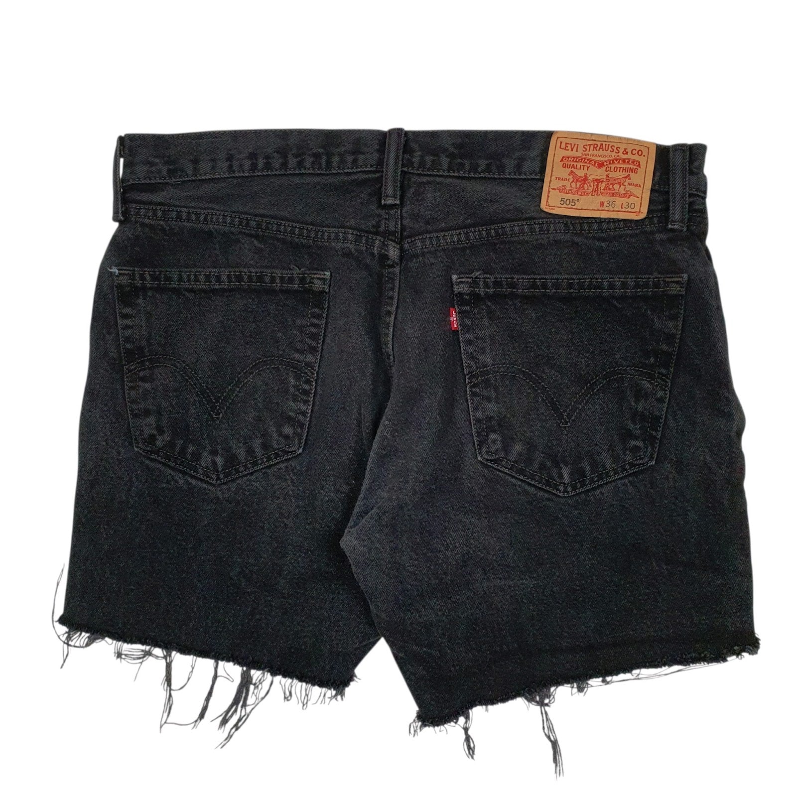 Mens Black Levis   Shorts