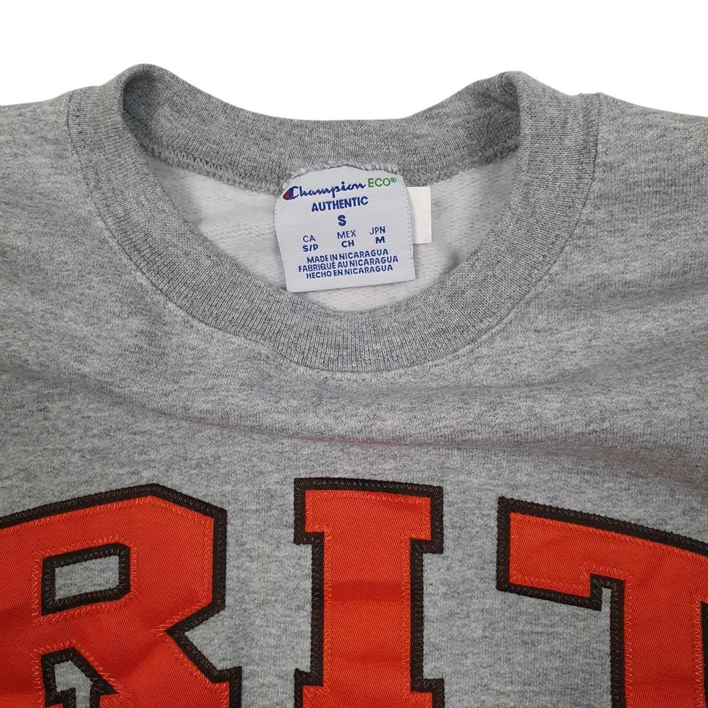 Mens Grey Champion RIT Rochester Crewneck Jumper
