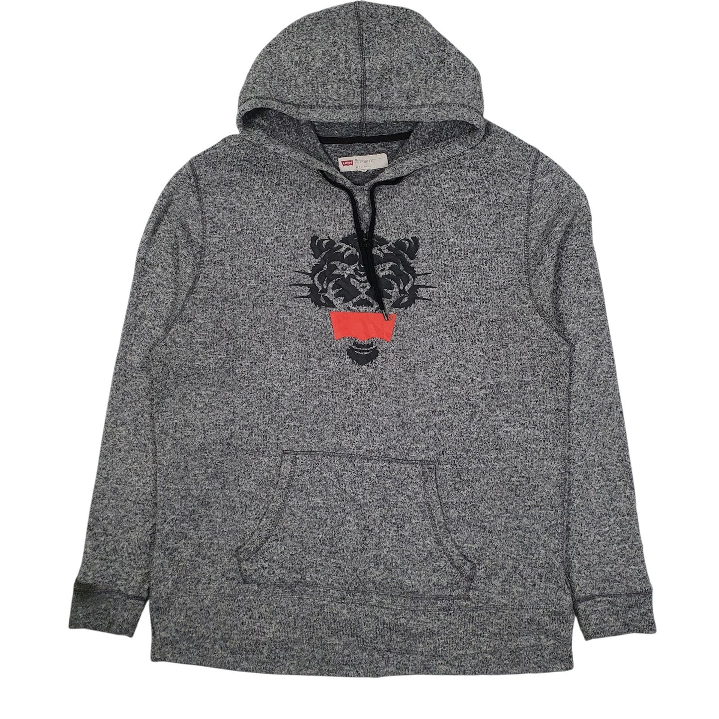 Mens Grey Levis  Hoodie Jumper