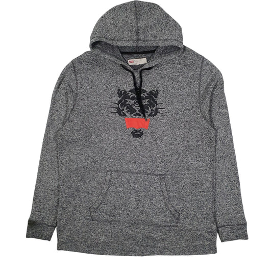 Mens Grey Levis  Hoodie Jumper
