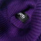Womens Purple 1826  Turtle Neck Jumper