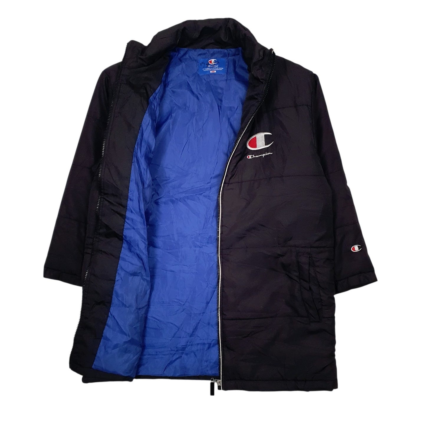 Mens Black Champion   Coat