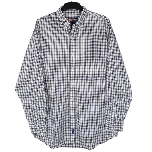 Mens Blue Ralph Lauren Vintage 90s Long Sleeve Shirt
