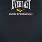 Mens Black Everlast Spellout  T Shirt