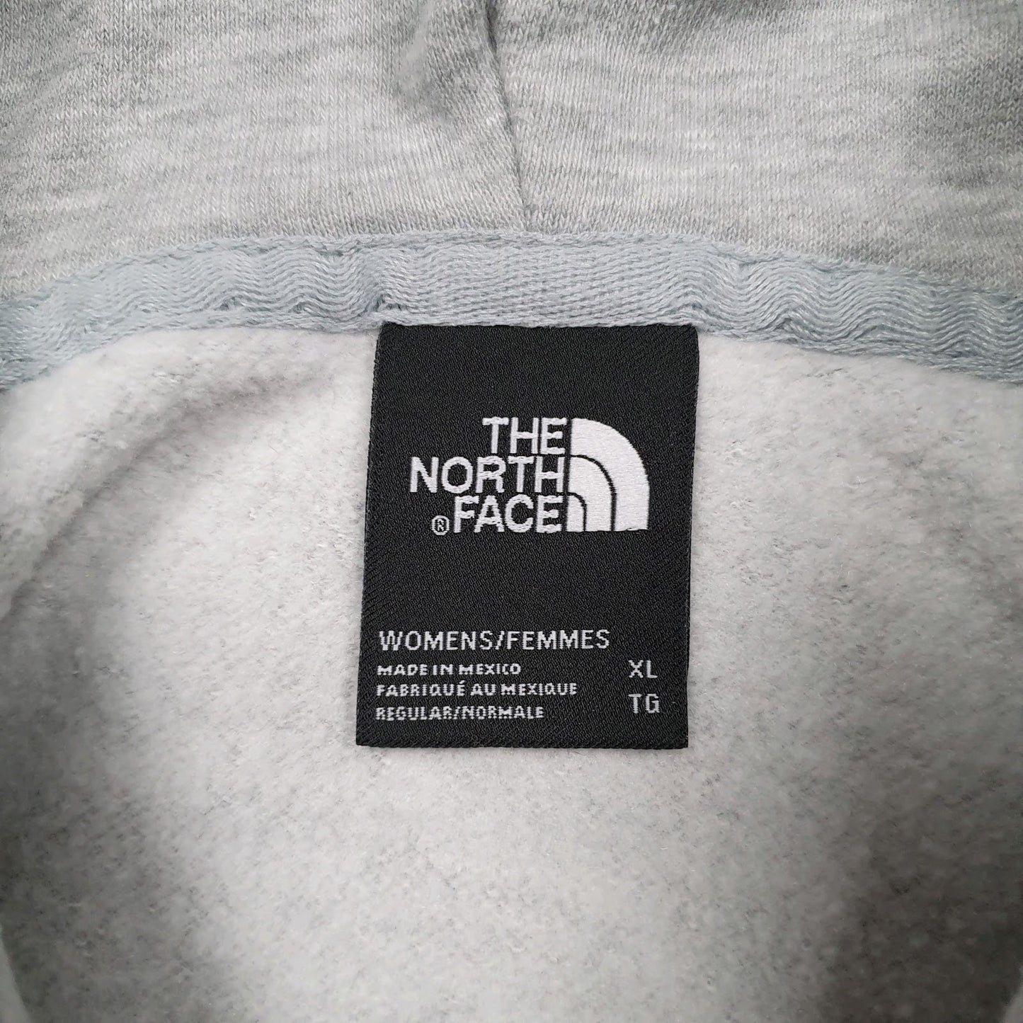 Womens Grey The North Face Spellout Hoodie Jumper