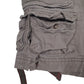 Mens Grey Lee Dungarees  Shorts