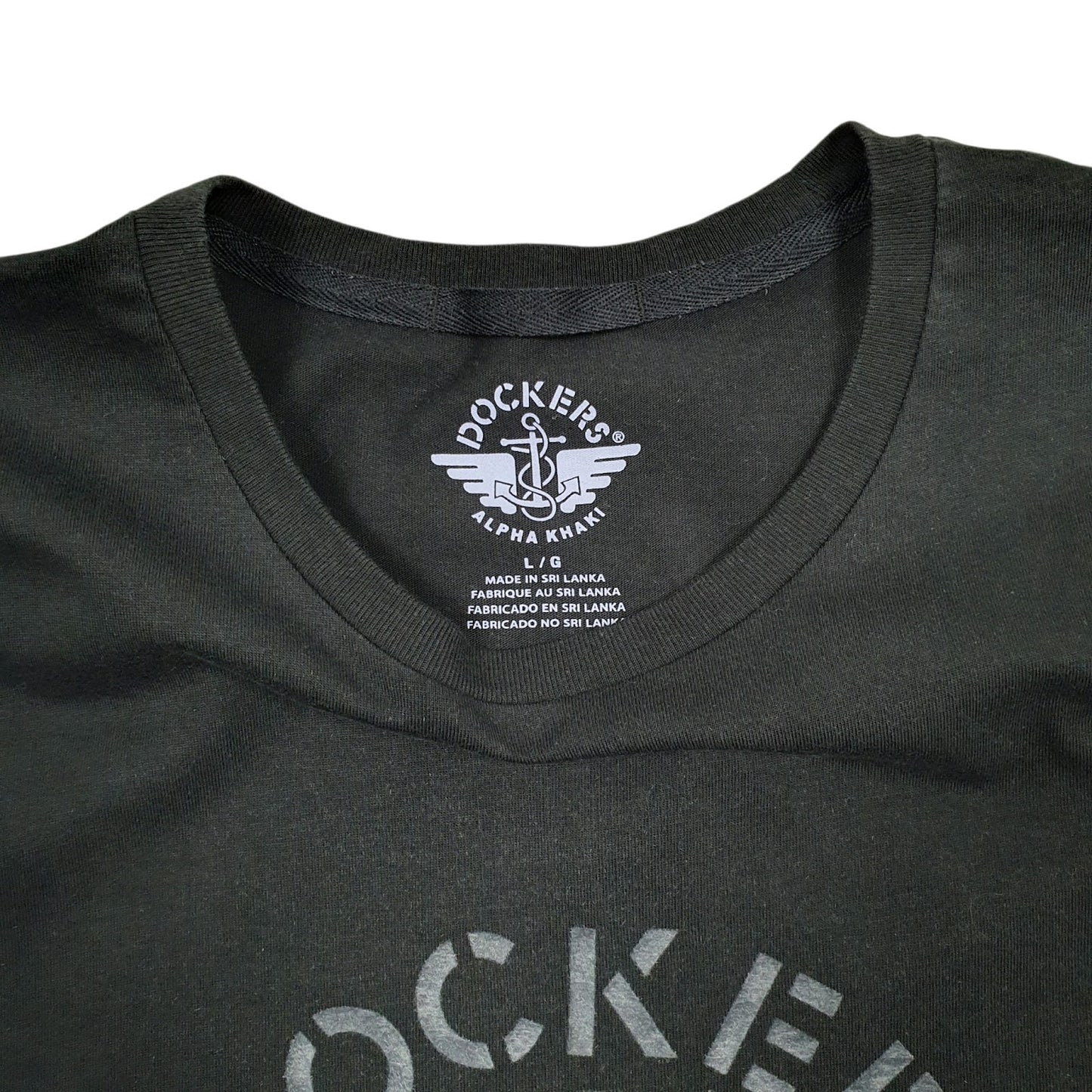 Mens Black Dockers Levis  T Shirt
