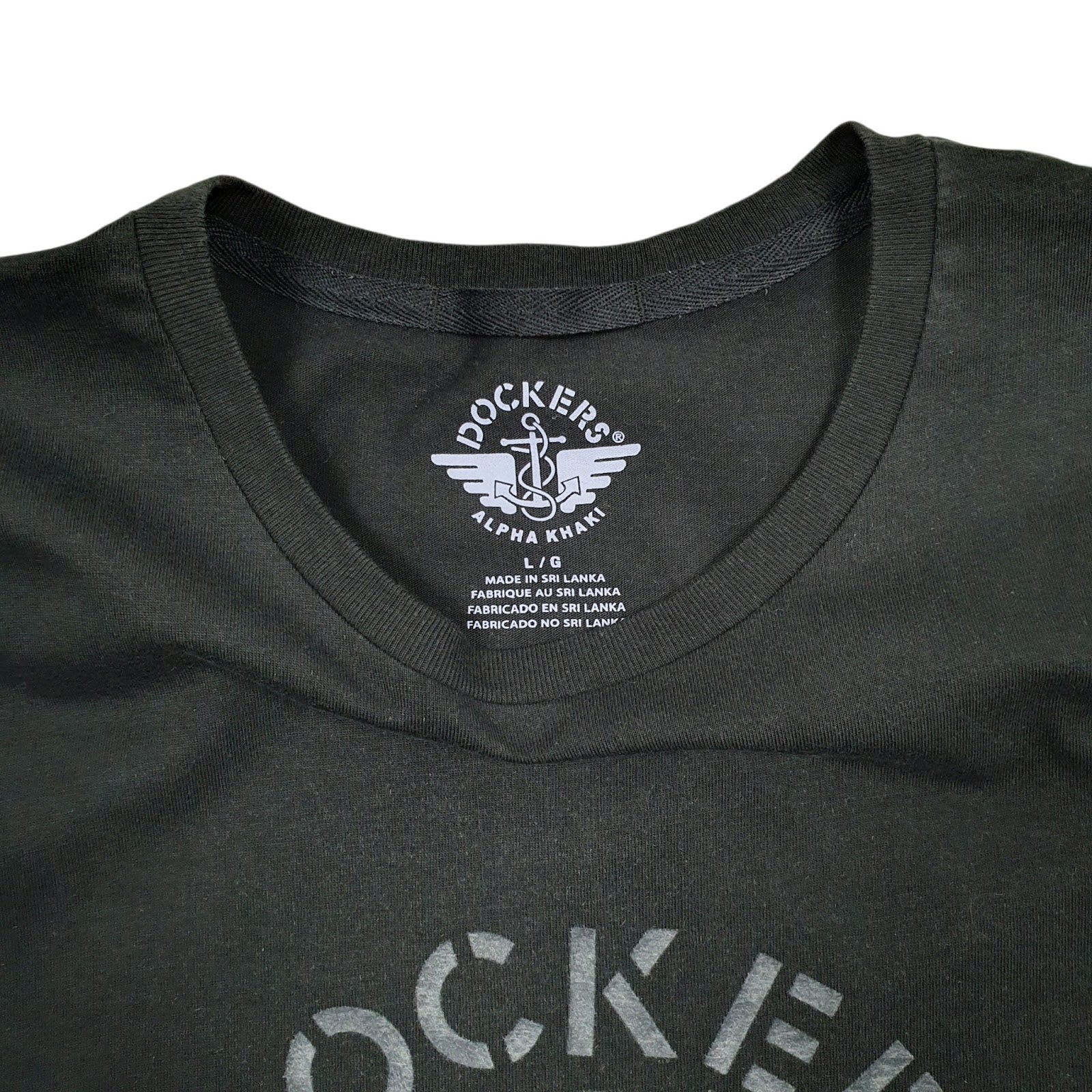 Mens Black Dockers Levis  T Shirt