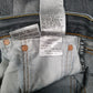 Mens Grey Levis Cut Off  Shorts