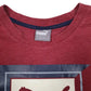 Mens Burgundy Puma   T Shirt