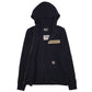 Womens Black Carhartt Overholt Whiskey Full Zip Jumper