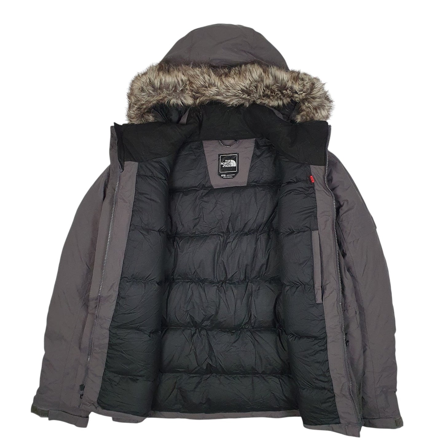 Mens Grey The North Face Puffer  Coat