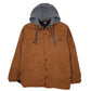 Mens Tan Wrangler Bomber Chore Hoodie  Coat