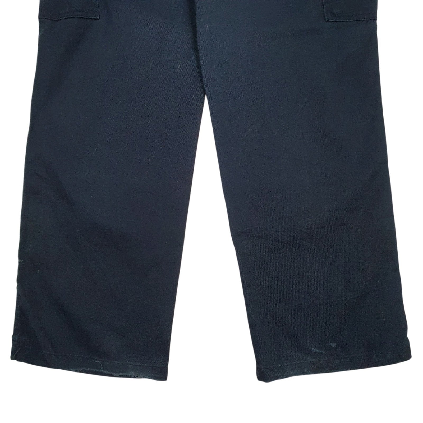 Mens Navy Dickies Workwear Double Knees  Trousers