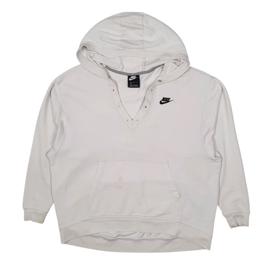 Mens White Nike  Hoodie Jumper