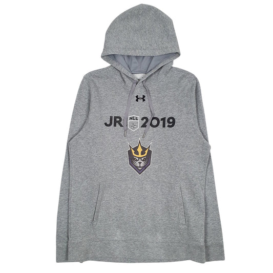 Mens Grey Under Armour Cold Gear Hoodie Jumper
