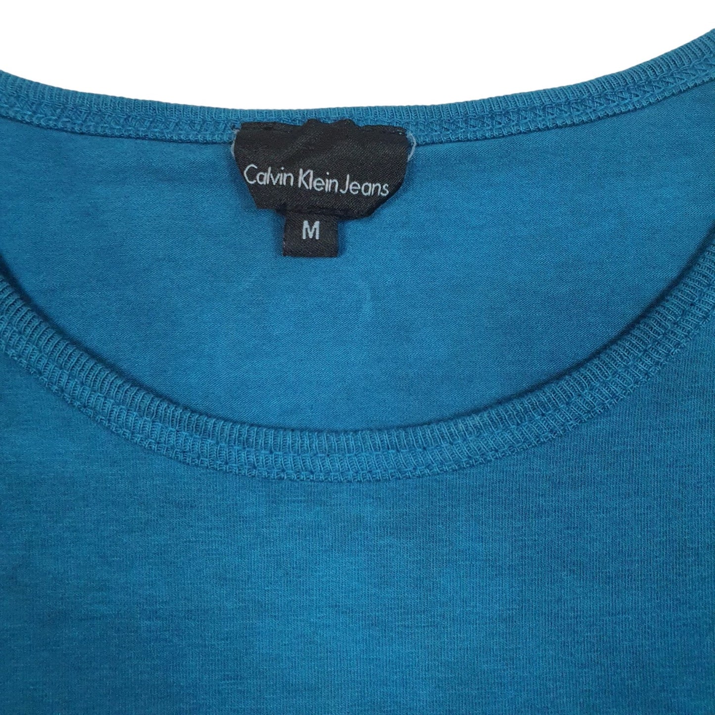 Mens Blue Calvin Klein Graphic  T Shirt