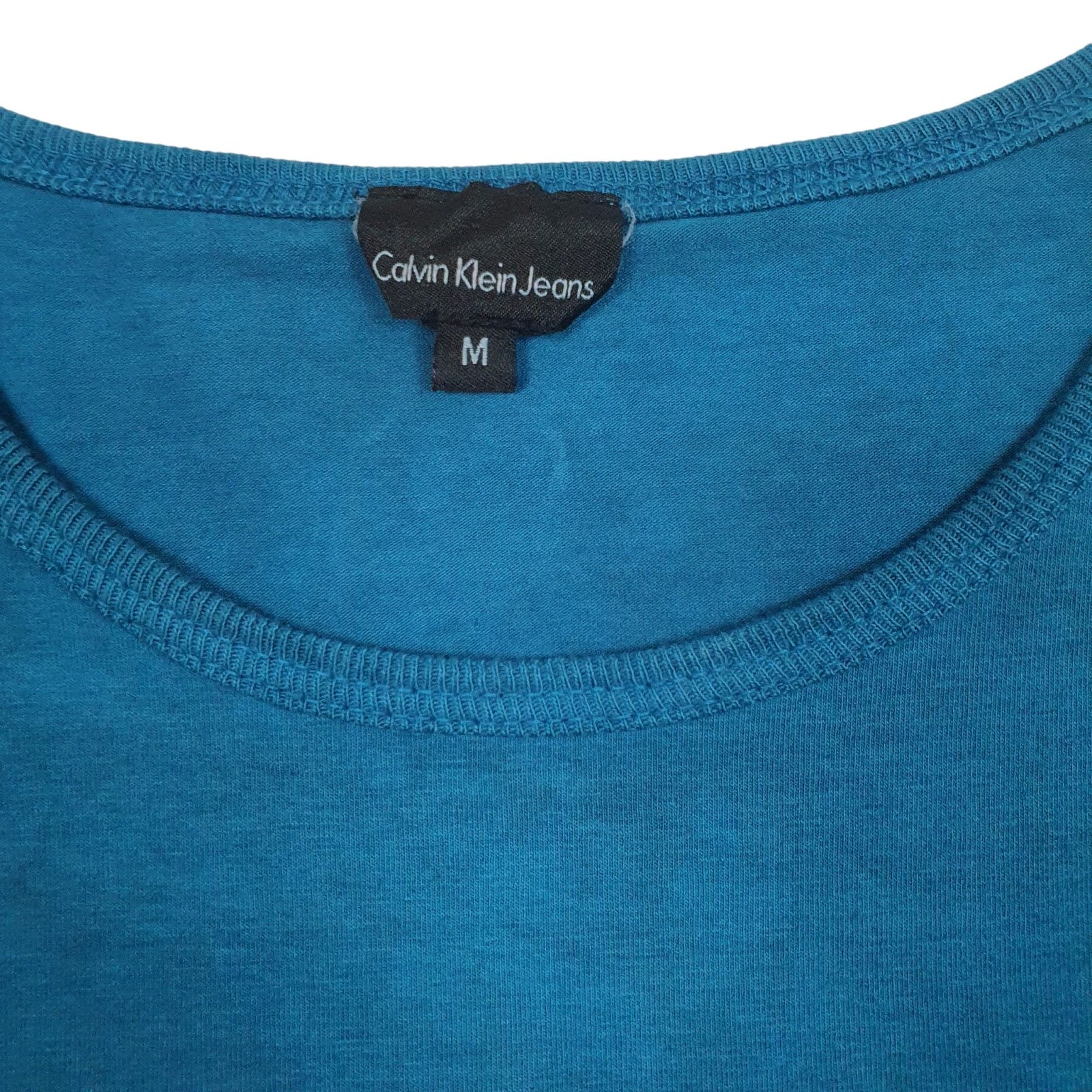 Mens Blue Calvin Klein Graphic  T Shirt