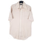 Mens Beige John Remington  Short Sleeve Shirt