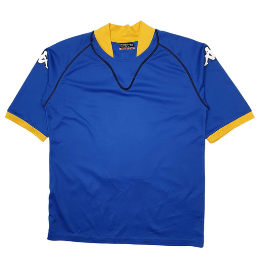 Mens Blue Kappa Football Jersey Short Sleeve T Shirt