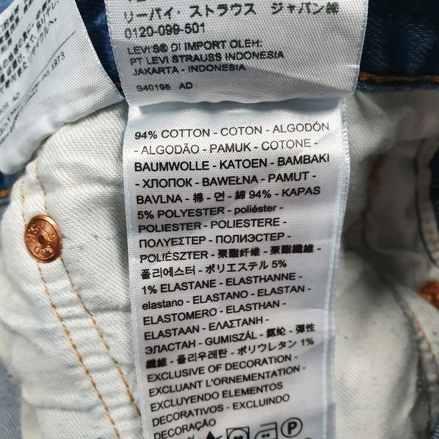 Mens Blue Levis   Jeans
