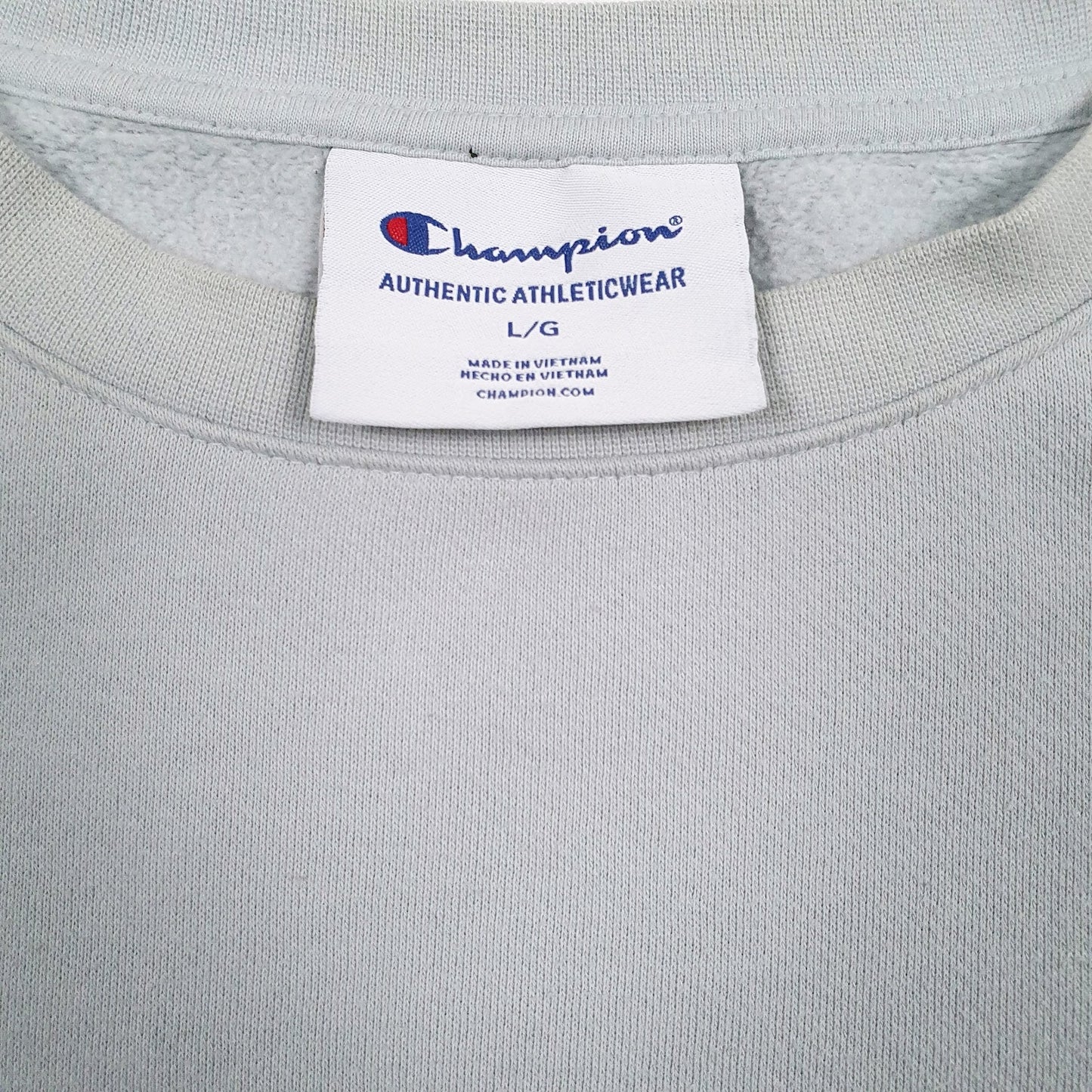 Womens Blue Champion  Crewneck Jumper