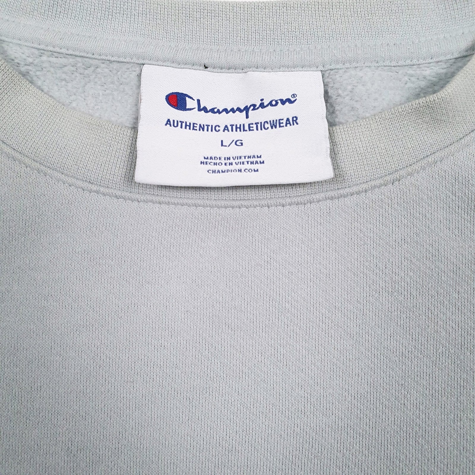 Womens Blue Champion  Crewneck Jumper