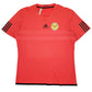 Mens Red Adidas Tennis Club Strasbourg Clima Chill Active Wear Short Sleeve T Shirt